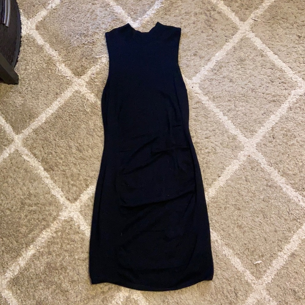 Black sweater dress